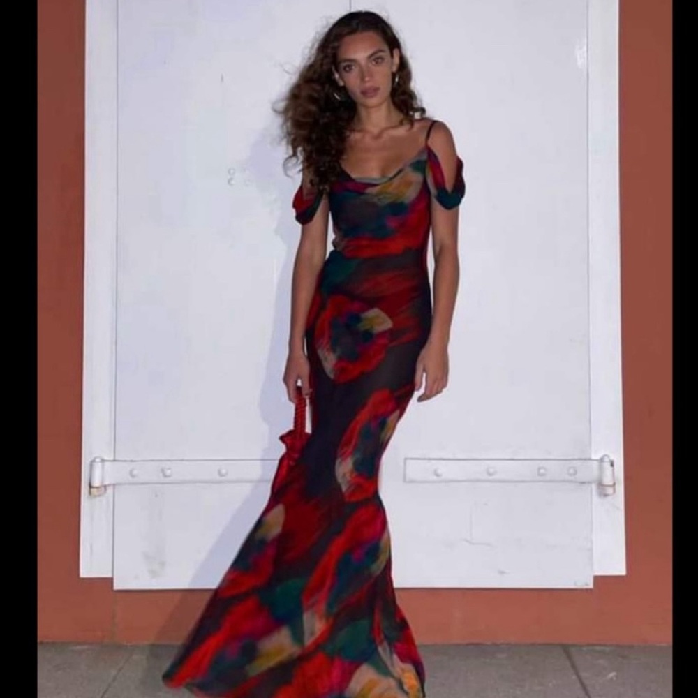 Rat and boa Adriana dress